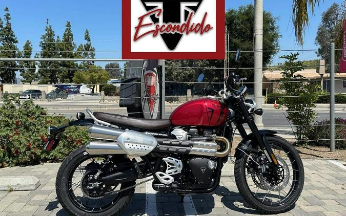 2024 Triumph Scrambler 1200 X Carnival Red