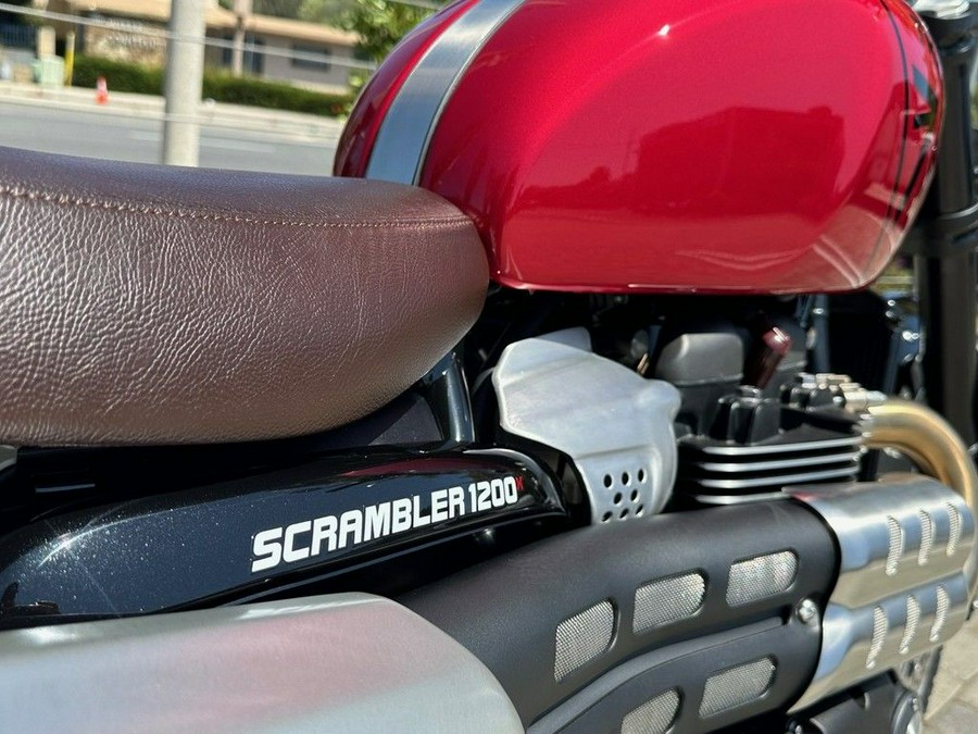 2024 Triumph Scrambler 1200 X Carnival Red