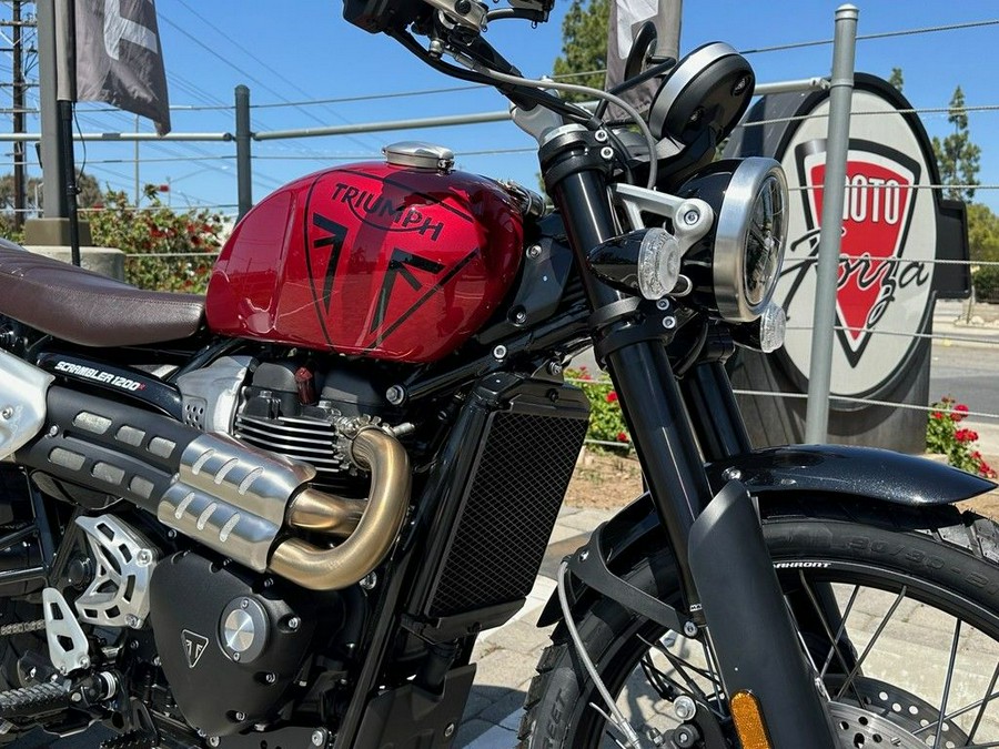 2024 Triumph Scrambler 1200 X Carnival Red