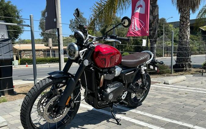 2024 Triumph Scrambler 1200 X Carnival Red