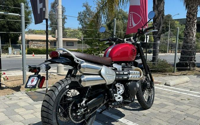 2024 Triumph Scrambler 1200 X Carnival Red