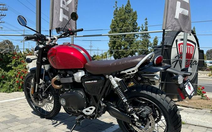 2024 Triumph Scrambler 1200 X Carnival Red