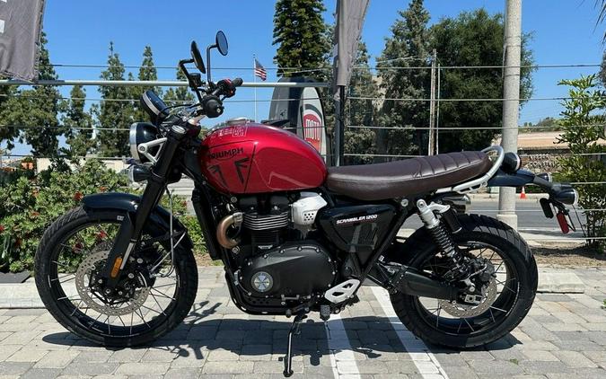 2024 Triumph Scrambler 1200 X Carnival Red