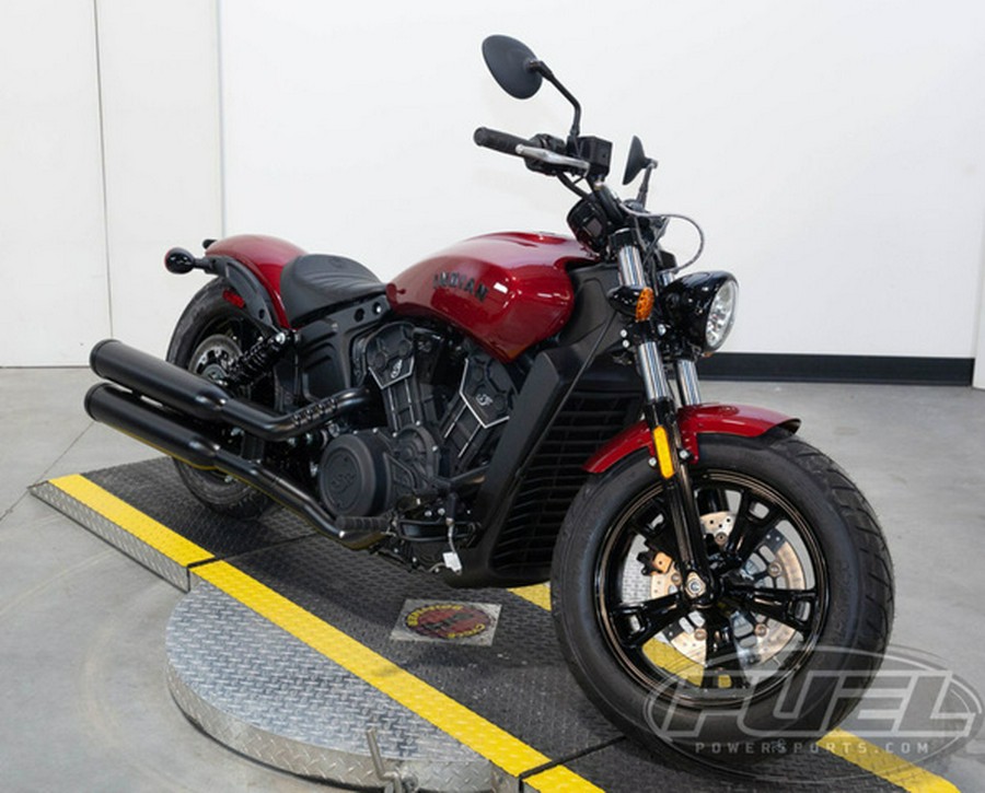 2024 Indian Scout Bobber Sixty ABS Sunset Red Metallic