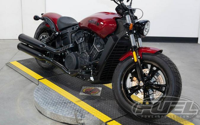 2024 Indian Scout Bobber Sixty ABS Sunset Red Metallic