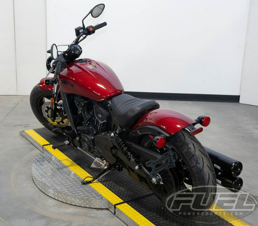 2024 Indian Scout Bobber Sixty ABS Sunset Red Metallic