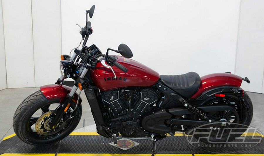 2024 Indian Scout Bobber Sixty ABS Sunset Red Metallic