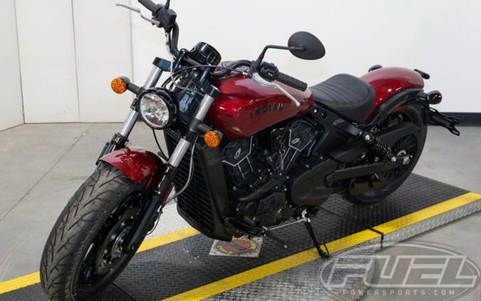 2024 Indian Scout Bobber Sixty ABS Sunset Red Metallic