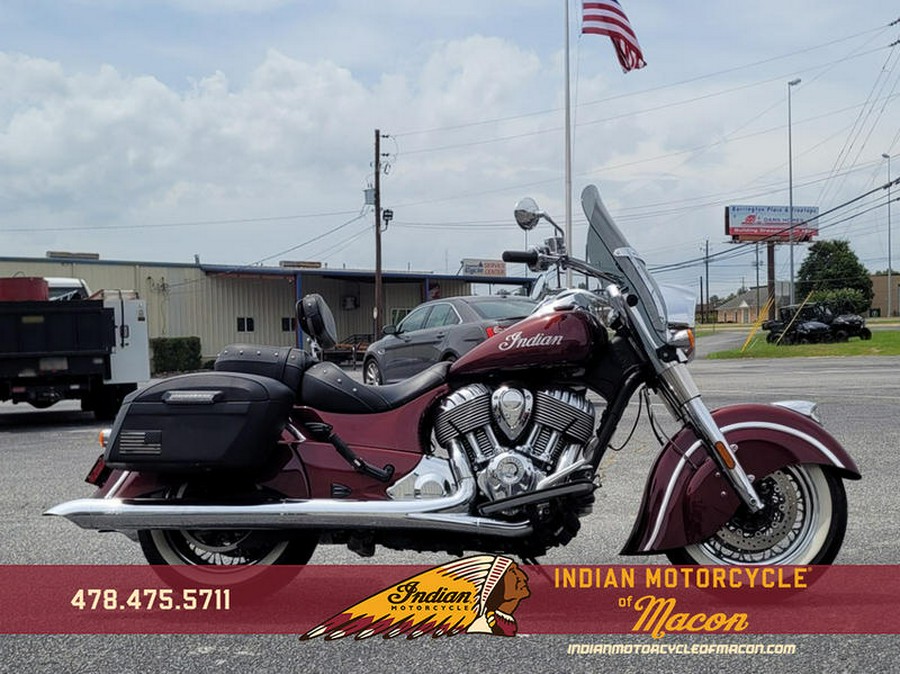2018 Indian Motorcycle® Chief® Classic ABS Burgundy Metallic
