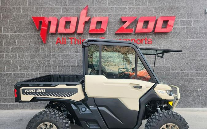 2024 Can-Am® Defender Limited HD10 Desert Tan & Timeless Black