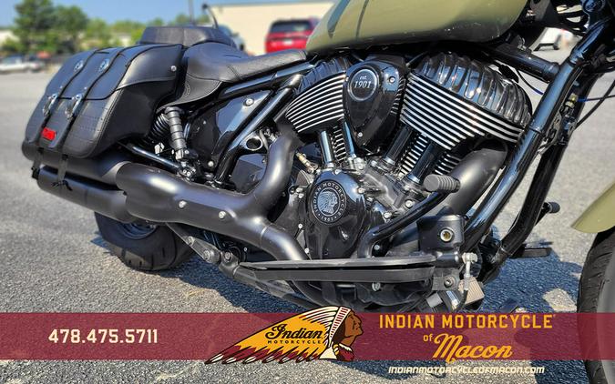 2025 Indian Motorcycle® Super Chief® Dark Horse® Moss Green