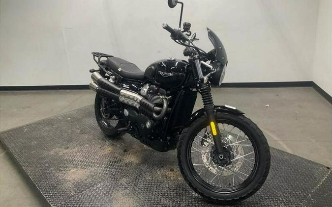 2017 Triumph Street Scrambler Jet Black