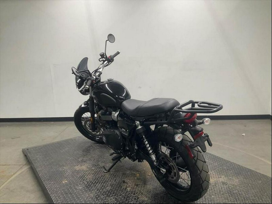 2017 Triumph Street Scrambler Jet Black