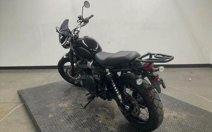 2017 Triumph Street Scrambler Jet Black