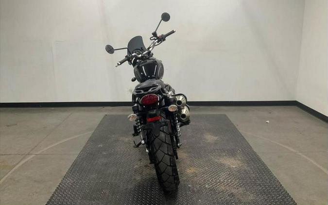 2017 Triumph Street Scrambler Jet Black