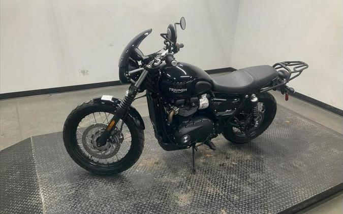 2017 Triumph Street Scrambler Jet Black