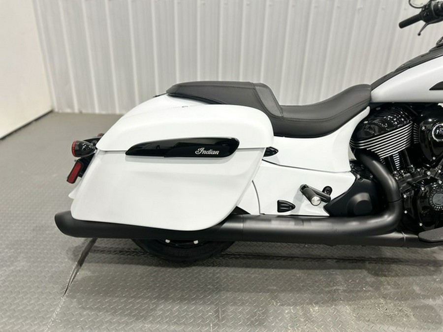 2026 Indian Springfield Dark Horse Ghost White Metallic Smo