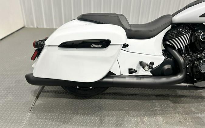2026 Indian Springfield Dark Horse Ghost White Metallic Smo
