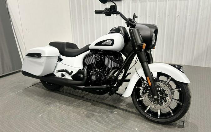 2026 Indian Springfield Dark Horse Ghost White Metallic Smo