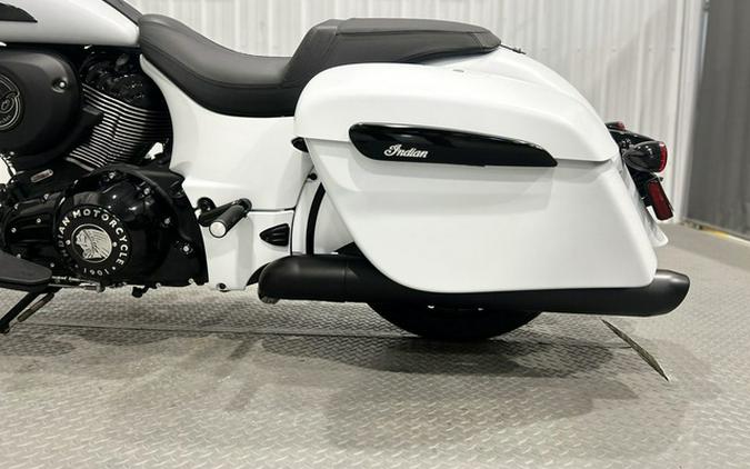 2026 Indian Springfield Dark Horse Ghost White Metallic Smo
