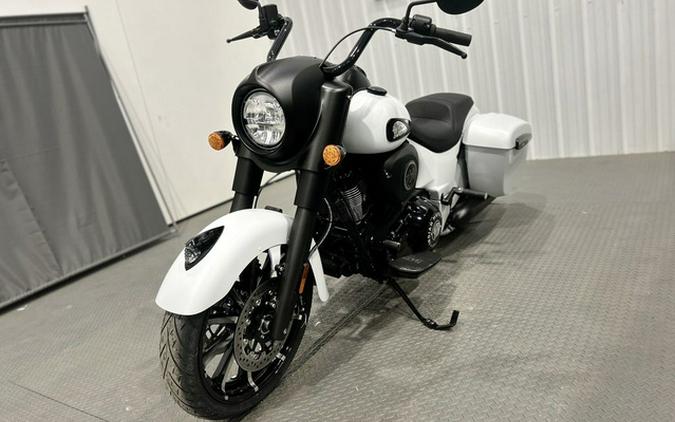 2026 Indian Springfield Dark Horse Ghost White Metallic Smo