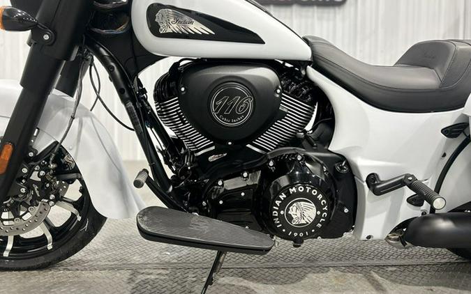 2026 Indian Springfield Dark Horse Ghost White Metallic Smo