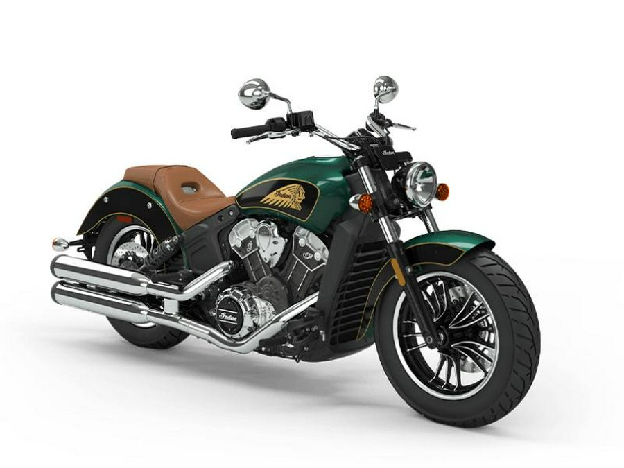2020 Indian Motorcycle® Scout® ABS Metallic Jade/Thunder Black