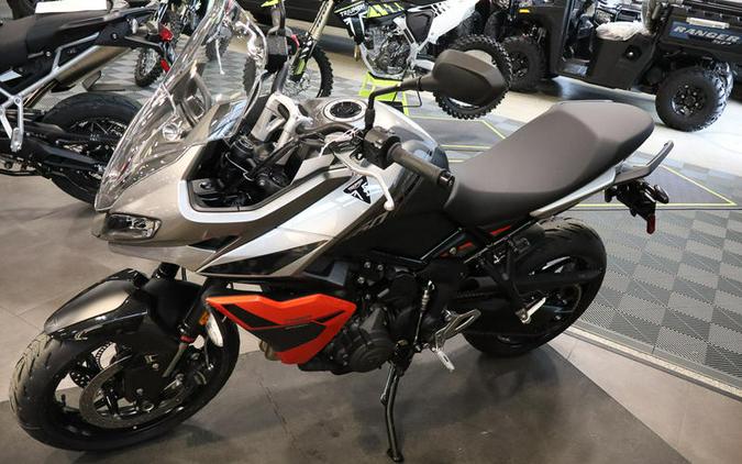 2026 Triumph Tiger Sport 660 Silver ice / Intense orange