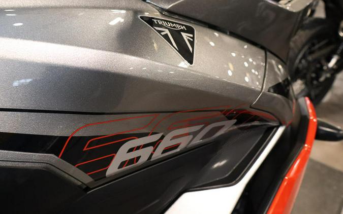 2026 Triumph Tiger Sport 660 Silver ice / Intense orange