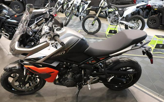 2026 Triumph Tiger Sport 660 Silver ice / Intense orange