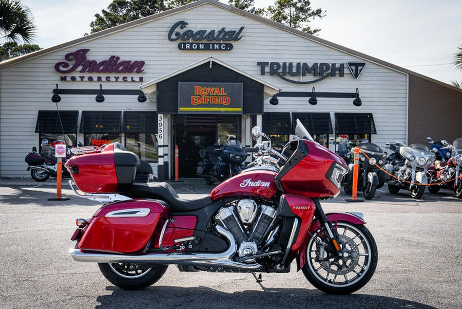 2024 Indian Motorcycle® Pursuit® Limited® with PowerBand Audio Package Sunset Red Metallic