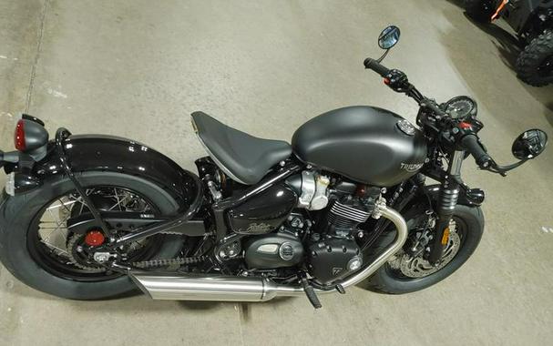 2023 Triumph Bonneville Bobber Matte Storm Grey/Matte Ironstone