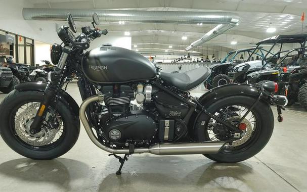 2023 Triumph Bonneville Bobber Matte Storm Grey/Matte Ironstone