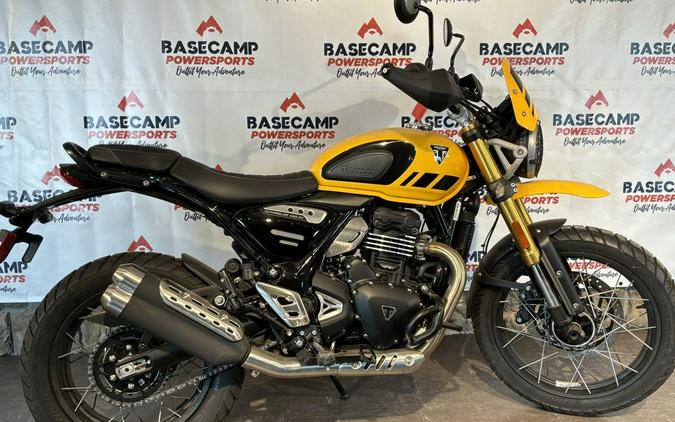 2026 Triumph Scrambler 400 XC Racing Yellow