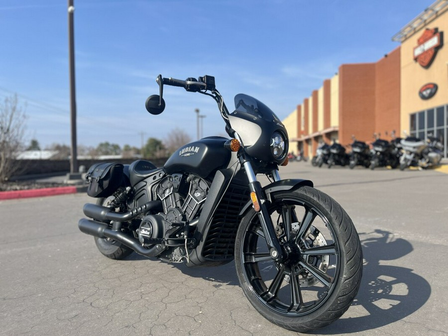 2022 Indian Scout, BLACK