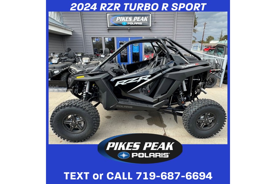 2024 Polaris Industries RZR TURBO R SPORT ONYX BLACK