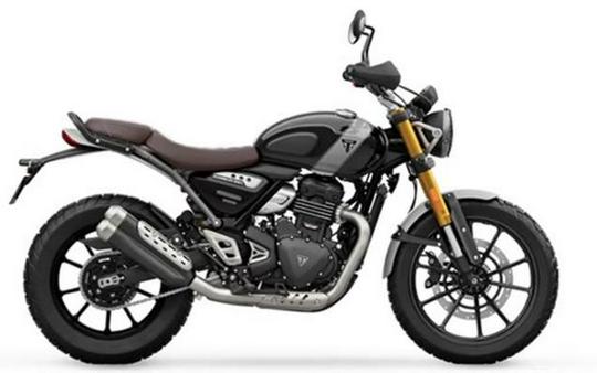 2024 Triumph Scrambler 400 X Carnival Red / Phantom Black