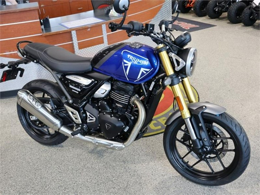 2024 Triumph Speed 400 Caspian Blue / Storm Grey