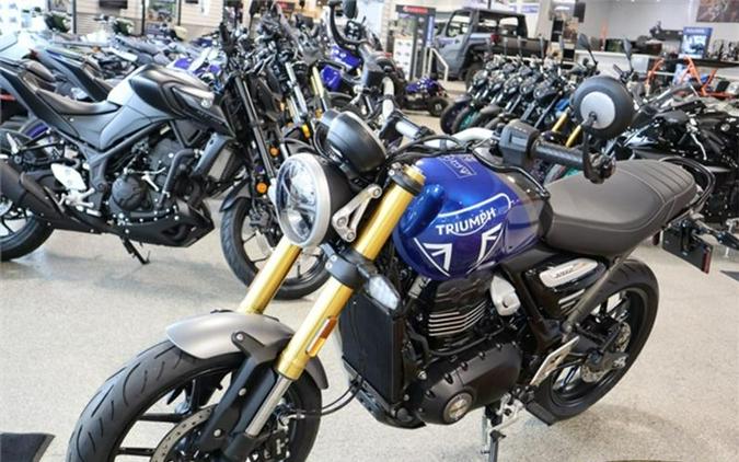 2024 Triumph Speed 400 Caspian Blue / Storm Grey