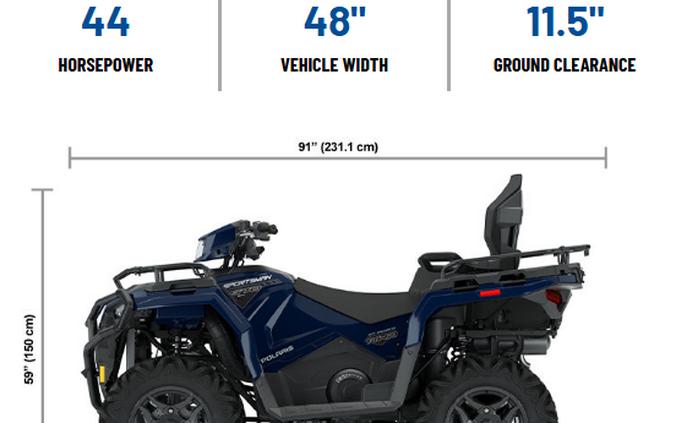 2025 Polaris Industries SPORTSMAN TOURING 570 PREMIUM SPRINGFIELD BLUE