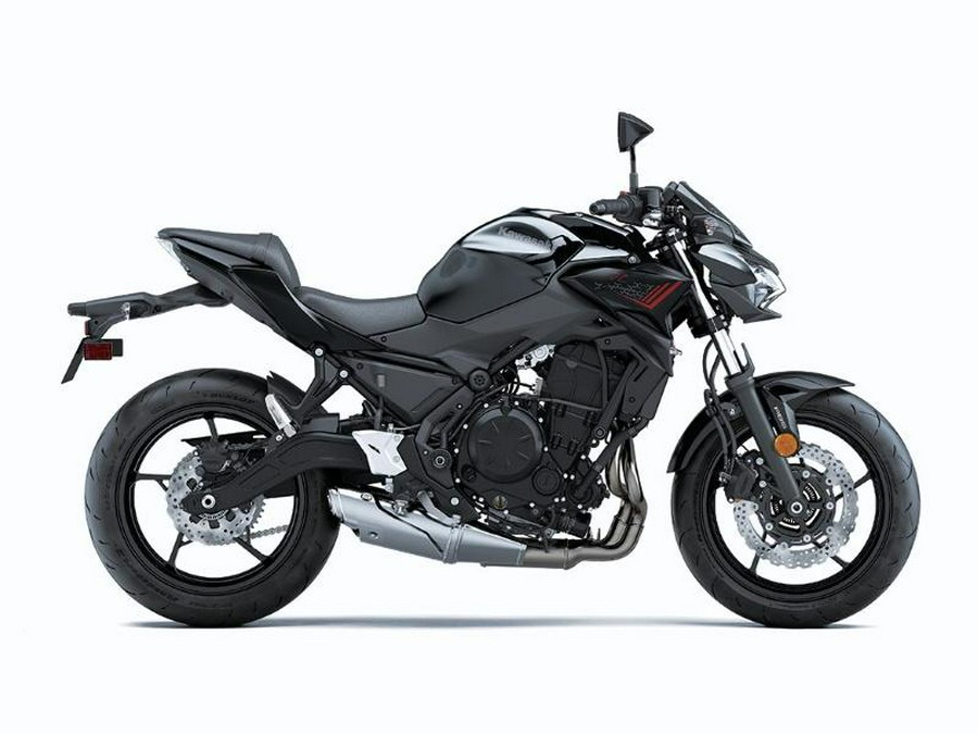 2020 Kawasaki Z650 ABS Metallic Black/Metallic Flat Spark Black