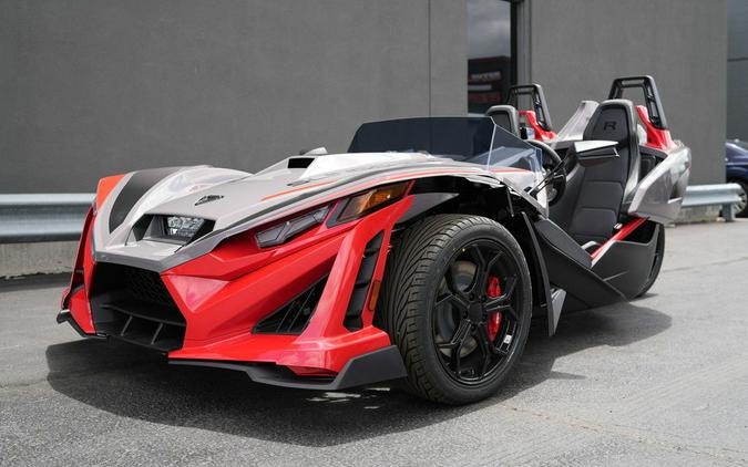 2026 Polaris Slingshot R AutoDrive Radiant Gray with Indy Red Pearl