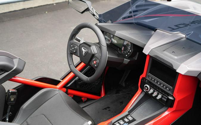 2026 Polaris Slingshot R AutoDrive Radiant Gray with Indy Red Pearl