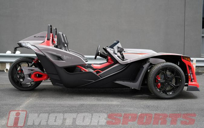2026 Polaris Slingshot R AutoDrive Radiant Gray with Indy Red Pearl