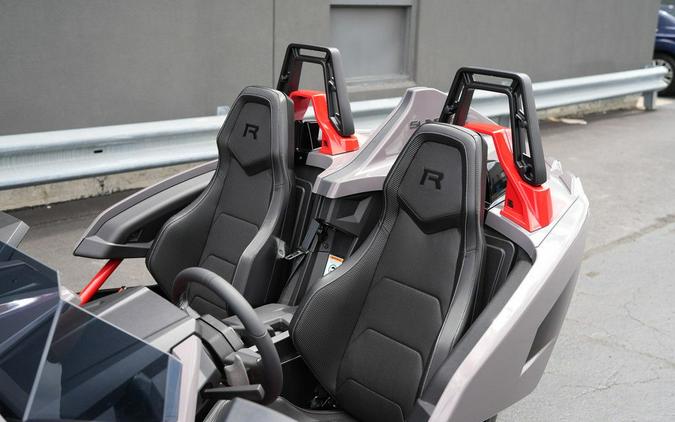 2026 Polaris Slingshot R AutoDrive Radiant Gray with Indy Red Pearl