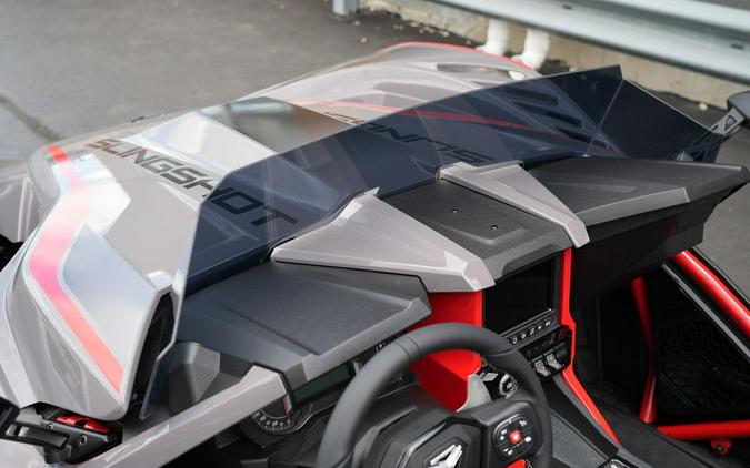 2026 Polaris Slingshot R AutoDrive Radiant Gray with Indy Red Pearl
