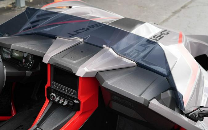 2026 Polaris Slingshot R AutoDrive Radiant Gray with Indy Red Pearl