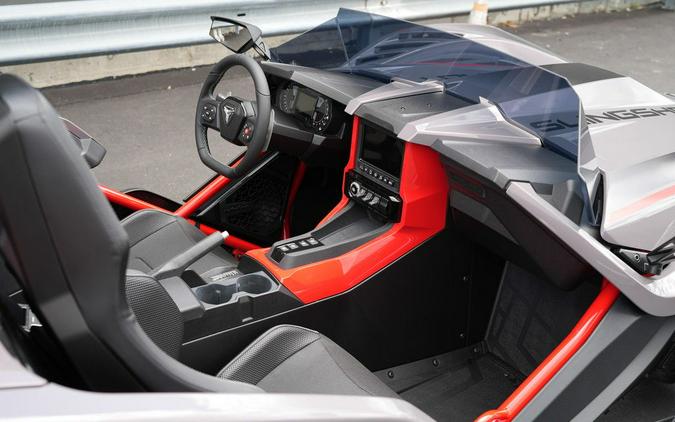 2026 Polaris Slingshot R AutoDrive Radiant Gray with Indy Red Pearl