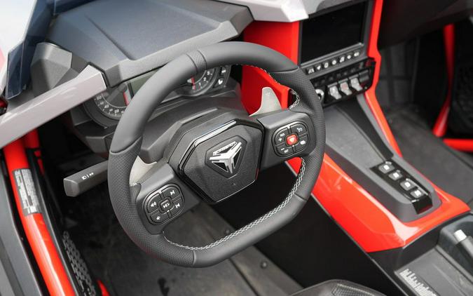 2026 Polaris Slingshot R AutoDrive Radiant Gray with Indy Red Pearl