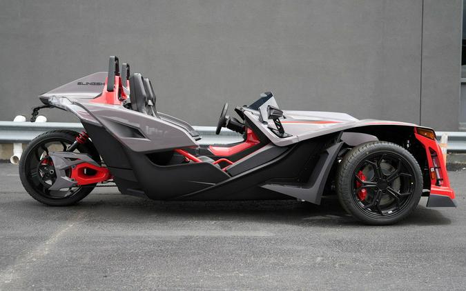 2026 Polaris Slingshot R AutoDrive Radiant Gray with Indy Red Pearl
